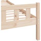  Okvir za krevet od masivnog drva 75 x 190 cm jednokrevetni | shoptok.hr
