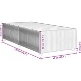  Okvir za krevet bez madraca crni 90x190cm od tkanine | shoptok.hr
