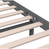  Okvir za krevet od masivnog drva sivi 200 x 200 cm | shoptok.hr