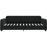 vidaXL Dnevni krevet s madracem crni 90 x 200 cm baršunasti | shoptok.hr