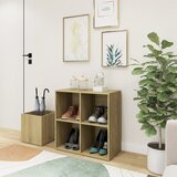 vidaXL Ormarić za cipele boja hrasta sonome 105 x 35,5 x 70 cm iverica cijene