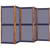 Sobna pregrada s 5 panela tamnoplava 350 x 180 cm | Eponuda.com