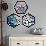 Wallity uramljena slika 6GEN1196977129, 35x35 cm, 3 dela | ePonuda.com