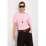 TRENDYOLMILLA Trendyol ženska majica Twoss26Ts00052, svetlo roze | Eponuda.com