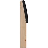  Tapecirani uzglavlje Crna 140 cm Čvrsto borovo drvo | shoptok.hr