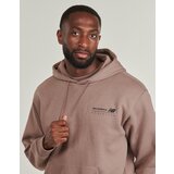 New Balance LINEAR GRAPHIC FLEECE HOODIE Smeđa | shoptok.hr
