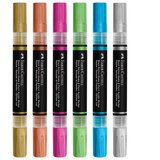 Marker AKRILNI OBOSTRANI SHAKE&PAINT METALLIC FABER CASTELL 285517/6BOJA BLISTER | Shoptok.si