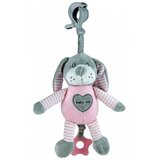 Plišani glazbeni pas grey&pink Cijene