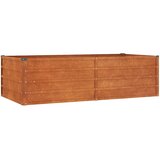  Povišena vrtna gredica boja hrđe 160 x 80 x 45 cm čelik COR-TEN | Eponuda.com