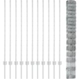 vidaXL Postovi za ograde 22 kom U-kanal 120 cm Galvanizirani čelik | shoptok.hr