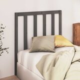  Uzglavlje za krevet sivo 96 x 4 x 100 cm od masivne borovine | shoptok.hr