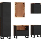  5-dijelni set kupaonskog namještaja masivno obnovljeno drvo | Shoptok.si