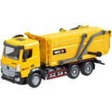 Garbage truck metal mobile Huina Yellow 1:50 | shoptok.hr