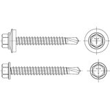  Vijak za lim SAMOBUŠ4,8x32mm ZN CE | shoptok.hr