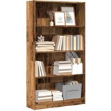 vidaXL Regal za knjige boja starog drva 80x24x143 cm drveni | shoptok.hr