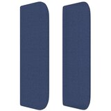  Vzglavje z ušesi modro 183x16x78/88 cm blago, (20951830) | Shoptok.si