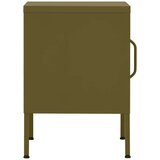  Nočne omarice 2 kosa olivno zelene 35x35x51 cm jeklo, (20734477) | Shoptok.si