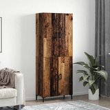  Highboard Zidne Staro drvo 69,5 x 34 x 180 cm Konstruirano drvo Cijene
