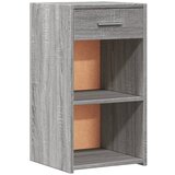Furnova Nočna omarica siva sonoma 35x34x65 cm inženirski les, (21927341) | Shoptok.si
