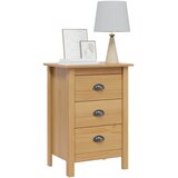  Noćni ormar s ladicama HILL Medeno smeđa 46 x 35 x 65 cm | Eponuda.ba