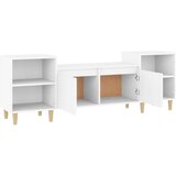 TV omarica bela 160x35x55 cm inženirski les, (20730269) | Shoptok.si