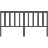  Uzglavlje za krevet sivo 206 x 4 x 100 cm od masivne borovine | shoptok.hr