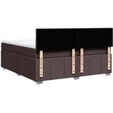  Krevet s oprugama i madracem tamnosmeđi 180x200 cm tkanina | shoptok.hr