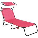 Aga Vrtna ležaljka s baldahinom MR4254-Pink - roza | shoptok.hr