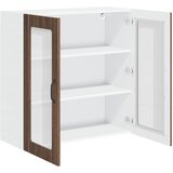  Zidni stakleni ormarić LUCCA Smeđi hrast 80 x 31 x 80 cm | Eponuda.ba
