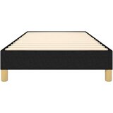  Za krevet s oprugama crni 90x190 cm od tkanine | shoptok.hr