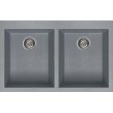  Sudoper Elleci Quadra 350 + slavina C01 Cemento + ispirač čaša | shoptok.hr