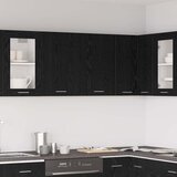 Viseći ormarić s policom Zidne Lyon Crni hrast 80 x 31 x 60 cm | Eponuda.com
