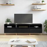 vidaXL TV omarica črna 150x30x44,5 cm inženirski les | Shoptok.si
