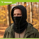 Trizand zimski set kapa i šal-tunel, crni, univerzalna veličina | shoptok.hr