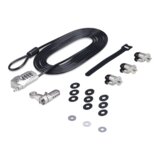 StarTech.com 3M4-DESK-LOCKING-KIT kabelske brave Crno, Srebro 3 m | Shoptok.si