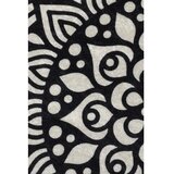 Conceptum Hypnose kozzy okrugli tepih multicolor crno - bele boje 100 cm (882CHL1072) | ePonuda.com