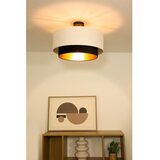  plafonski luster natia 1xE27/60W/230V, prečnik 45 cm, bela/crna | Eponuda.com