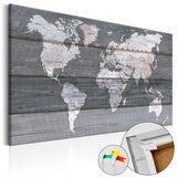  Slika na plutenoj podlozi - Grey Earth 120x80 | shoptok.hr