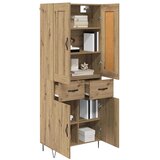  Highboard Umjetnički hrast 69,5 x 34 x 180 cm Konstruirano drvo Slike