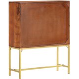  Visoka komoda od masivnog bagremovog drva 80 x 30 x 100 cm | shoptok.hr