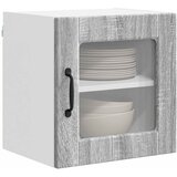  Zidni stakleni ormarić 2 pcs Siva Sonoma 40 x 31 x 40 cm | shoptok.hr