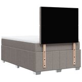  Krevet s oprugama i madracem smeđesivi 120 x 190 cm od tkanine | shoptok.hr