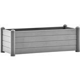 vidaXL Povišena vrtna gredica PP siva boja kamena 100 x 43 x 35 cm | shoptok.hr