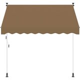  Ručno sklopiva tenda Bež 400 cm | shoptok.hr