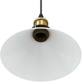 VISILICA podesiva po visini E27 sjajno bijela Ø 22 cm metal | shoptok.hr