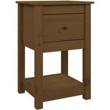 Maison Chic Nočna omarica - Nočna miza medeno rjava 40x35x61,5 cm trdna borovina, (21688714) Cene