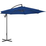 vidaXL Vrtni senčnik z jeklenim drogom 300 cm sinje moder, (20729339) | Shoptok.si
