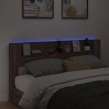  Uzglavlje Smeđi hrast 200 x 16 5 x 103 5 cm Konstruirano drvo | shoptok.hr