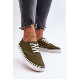 Boto Women's Classic Dark Green Canvas Sneakers Olvali | Shoptok.si