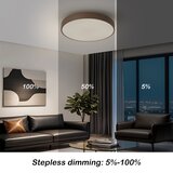  Brilagi - LED prigušiva stropno svetlo POOL LED/48W/230V 3000-6000K 40 cm braon+daljinski upravljač | Eponuda.com